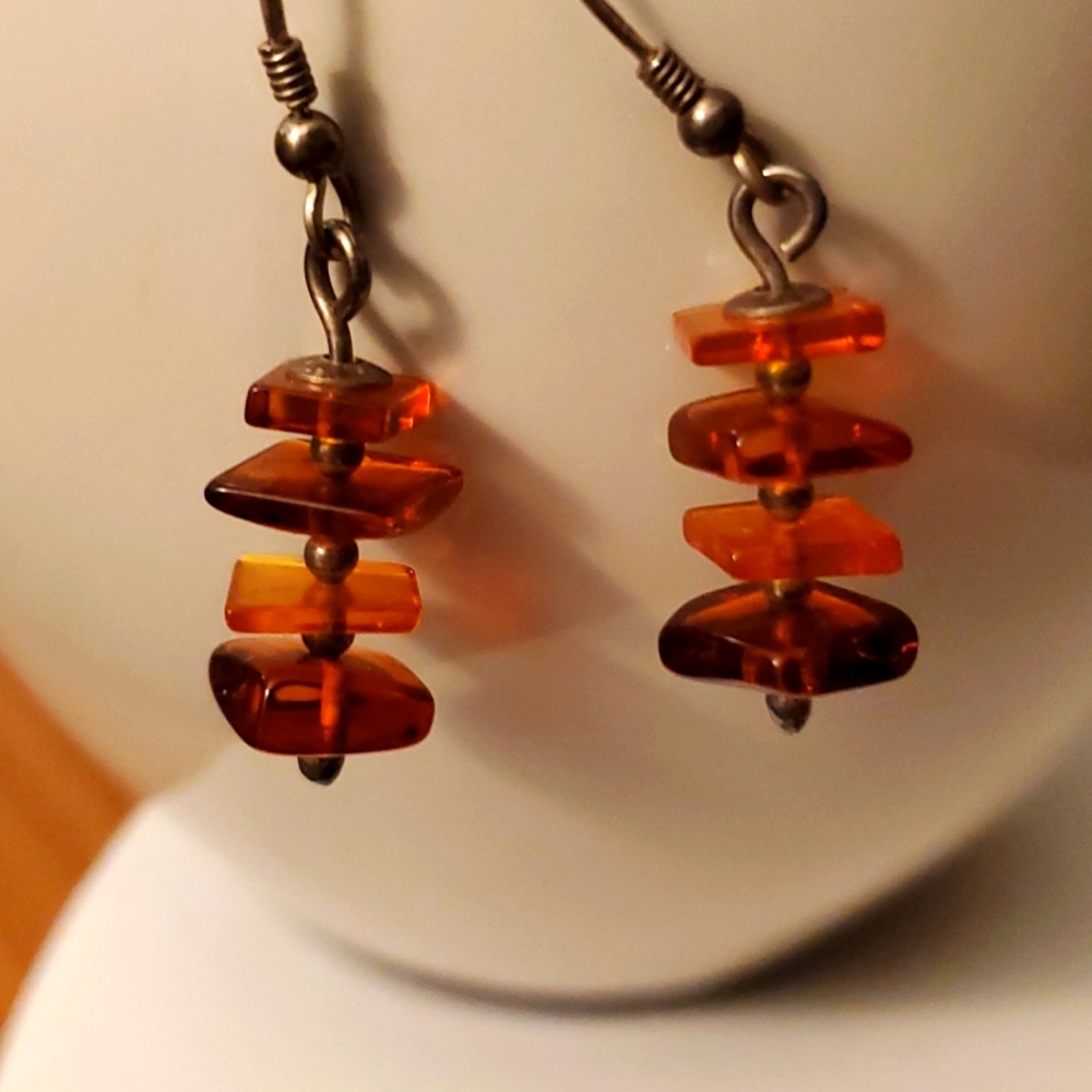 Amber Earrings
